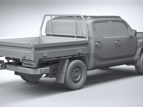 Kia Tasman Cargo DoubleCab 2026 3D Model