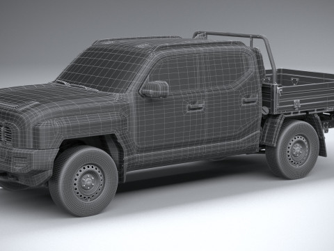 Kia Tasman Cargo DoubleCab 2026 3D Model