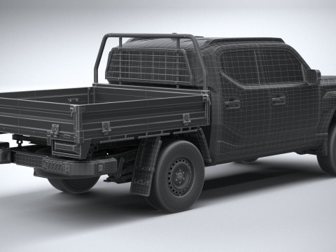 Kia Tasman Cargo DoubleCab 2026 3D Model