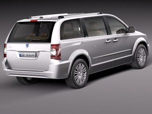 Lancia Voyager 2012 3D 모델