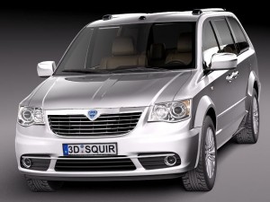 Lancia Voyager 2012 3D 모델