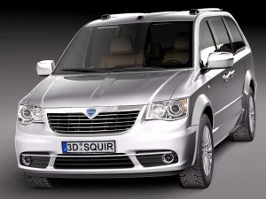 Lancia Voyager 2012 3D Model