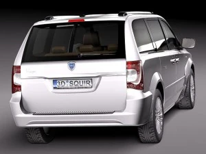 Lancia Voyager 2012 3D Model