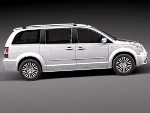 Lancia Voyager 2012 3D Model