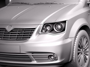 Lancia Voyager 2012 3D 모델