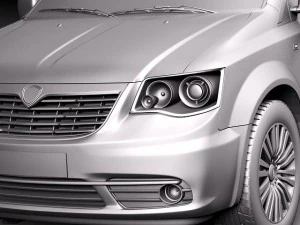 Lancia Voyager 2012 3D Model