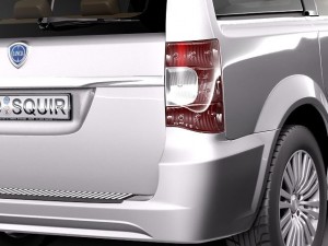 Lancia Voyager 2012 3D 모델