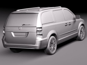 Lancia Voyager 2012 3D 모델