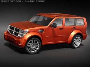 Dodge Nitro midpoly 3D Model