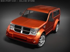 Dodge Nitro midpoly 3D 모델