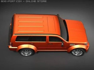 Dodge Nitro midpoly 3D Model