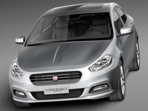 Fiat Viaggio 2013 3D Model