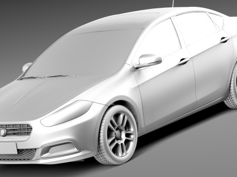 Fiat Viaggio 2013 3D Model