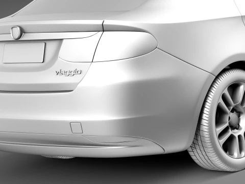 Fiat Viaggio 2013 3D Model