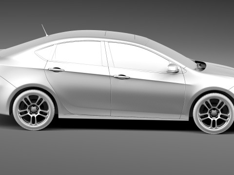 Fiat Viaggio 2013 3D Model