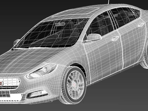 Fiat Viaggio 2013 3D Model