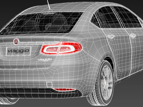 Fiat Viaggio 2013 3D Model