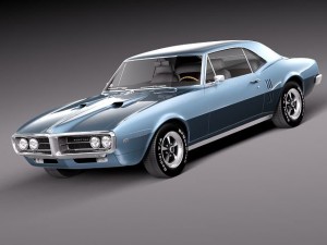 Pontiac Firebird 1967 3D Model