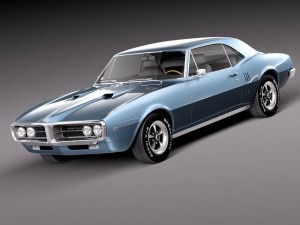 pontiac firebird 1967 3D Model