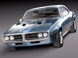 Pontiac Firebird 1967 3D Модель