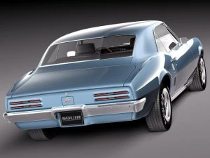 Pontiac Firebird 1967 3D Model