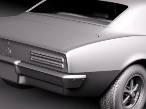 Pontiac Firebird 1967 3D Model