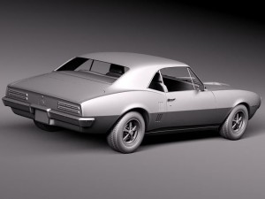 Pontiac Firebird 1967 3D Модель