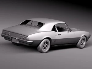 Pontiac Firebird 1967 3D Model