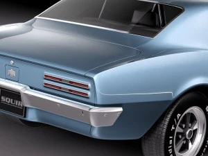Pontiac Firebird 1967 3D Model