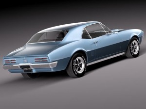 Pontiac Firebird 1967 3D Модель