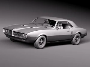 Pontiac Firebird 1967 3D Model