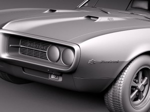 Pontiac Firebird 1967 3D Модель
