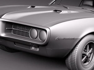 Pontiac Firebird 1967 3D Model