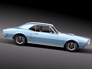 Pontiac Firebird 1967 3D Модель