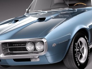 Pontiac Firebird 1967 3D Модель