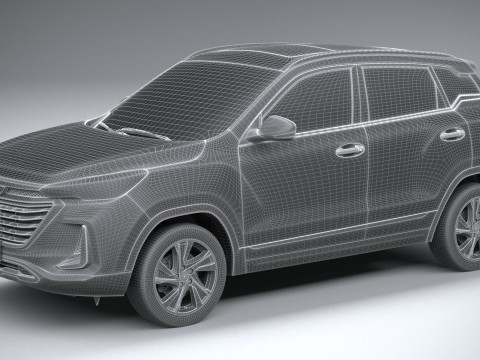 BAIC Beijing 3 2025 3D 模型