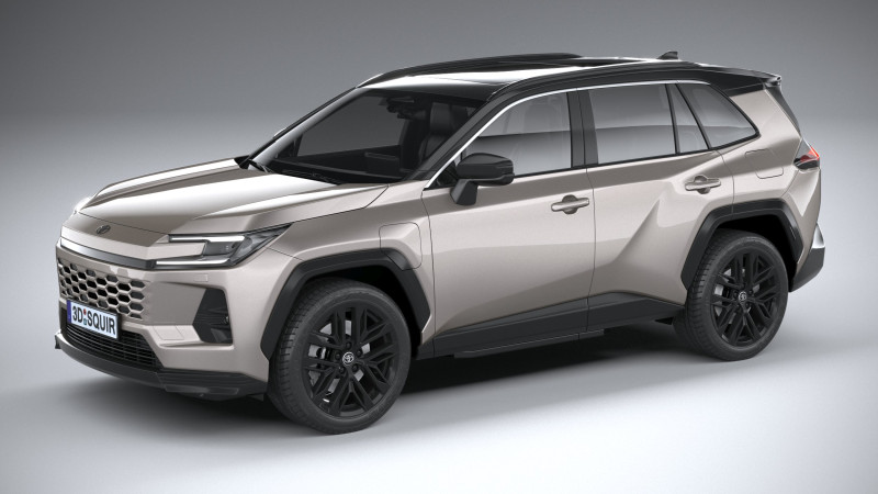 Toyota RAV4 2026 3D Model .c4d .max .obj .3ds .fbx .stl .blend