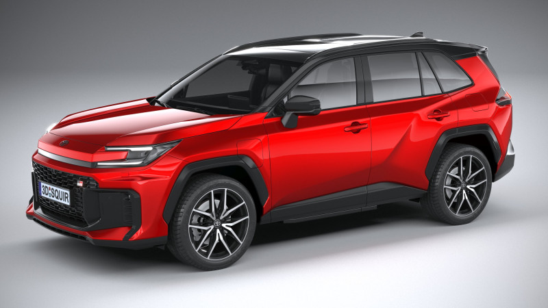 Toyota RAV4 GR Sport 2026 3D Modell .c4d .max .obj .3ds .fbx .stl .blend