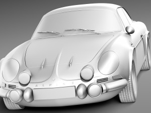 Renault Alpine A110 Rally 1963-1974 3D Model