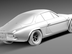 Renault Alpine A110 Rally 1963-1974 3D Model