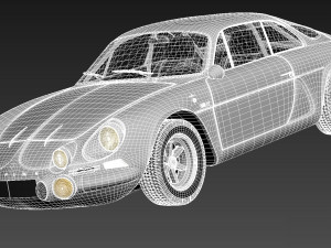 Renault Alpine A110 Rally 1963-1974 3D Model