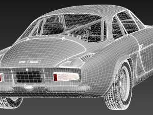 Renault Alpine A110 Rally 1963-1974 3D Model