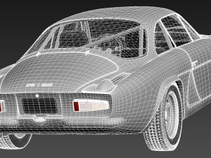 Renault Alpine A110 Rally 1963-1974 3D Model