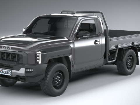 Kia Tasman Cargo SingleCab 2026 3D 모델