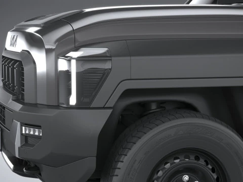 Kia Tasman Cargo SingleCab 2026 3D Model