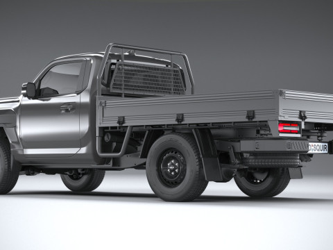 Kia Tasman Cargo SingleCab 2026 3D 모델