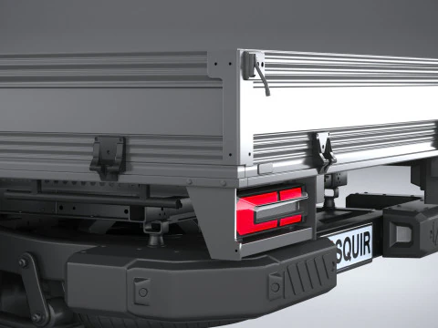 Kia Tasman Cargo SingleCab 2026 3D Model