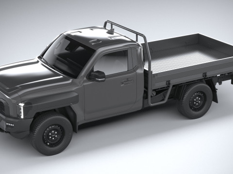 Kia Tasman Cargo SingleCab 2026 3D 모델