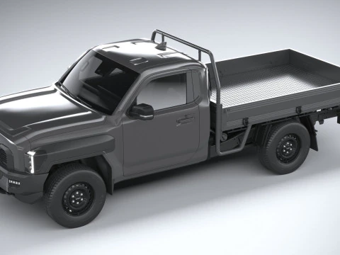 Kia Tasman Cargo SingleCab 2026 3D Model