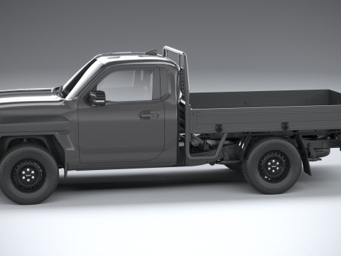 Kia Tasman Cargo SingleCab 2026 3D 모델